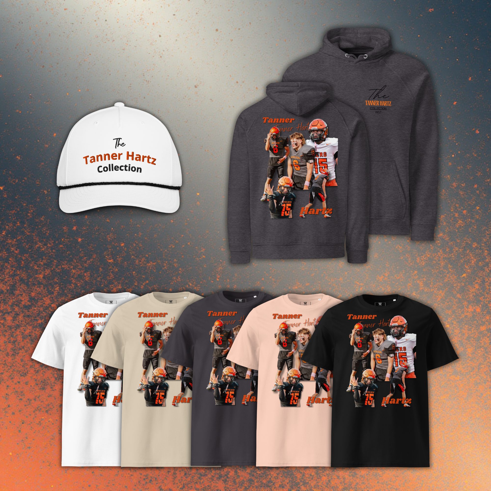 The Tanner Hartz Collection Bundle - Charcoal Melange Hoodie