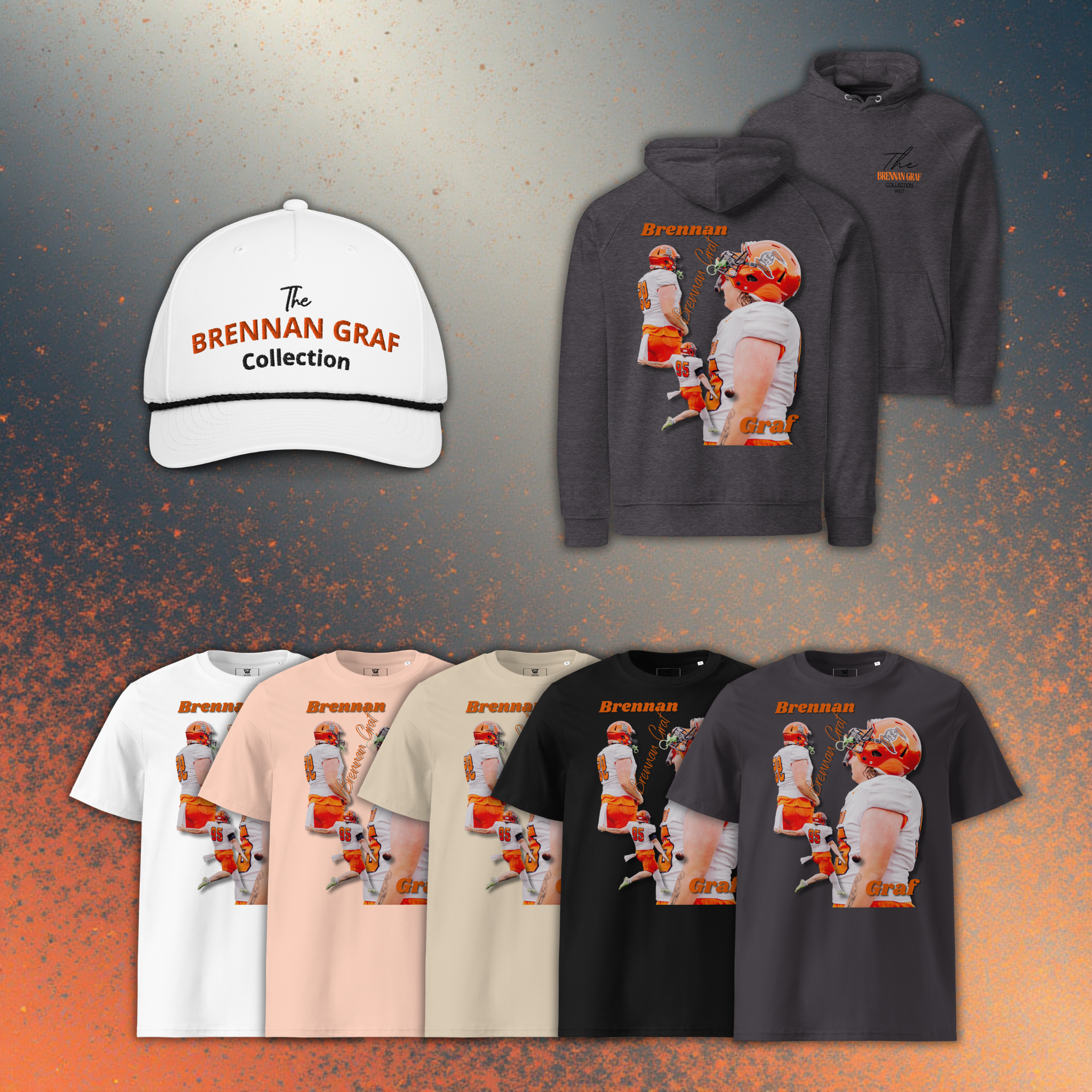 The Brennan Graf Collection Bundle - Charcoal Melange Hoodie