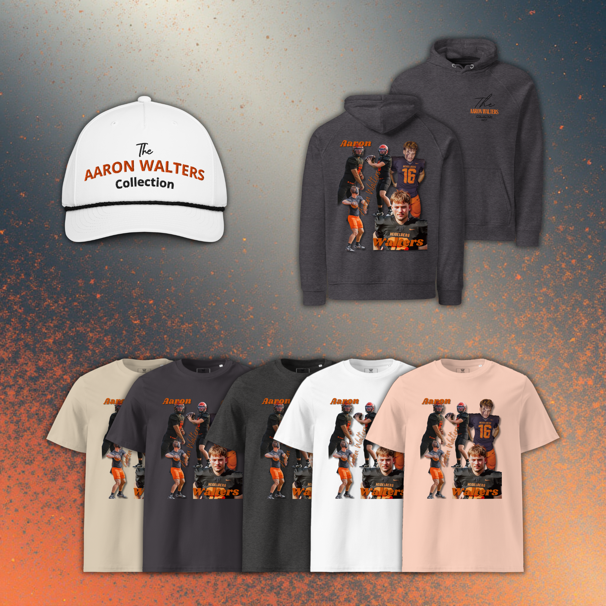 The Aaron Walters Collection Bundle - Charcoal Melange Hoodie