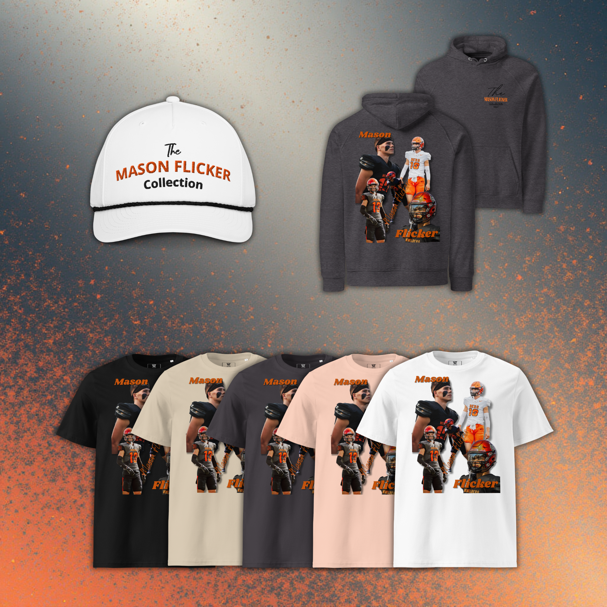 The Mason Flicker Collection Bundle - Charcoal Melange Hoodie